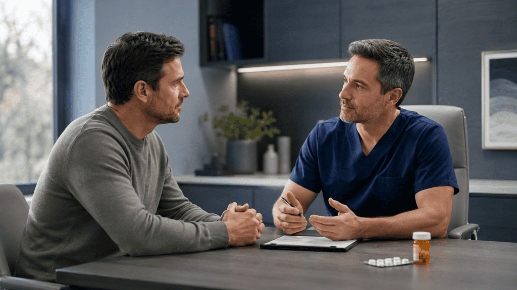 Calm Conversation in a Modern Clinic